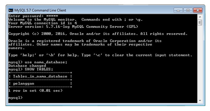 Detail Contoh Database Mysql Nomer 4