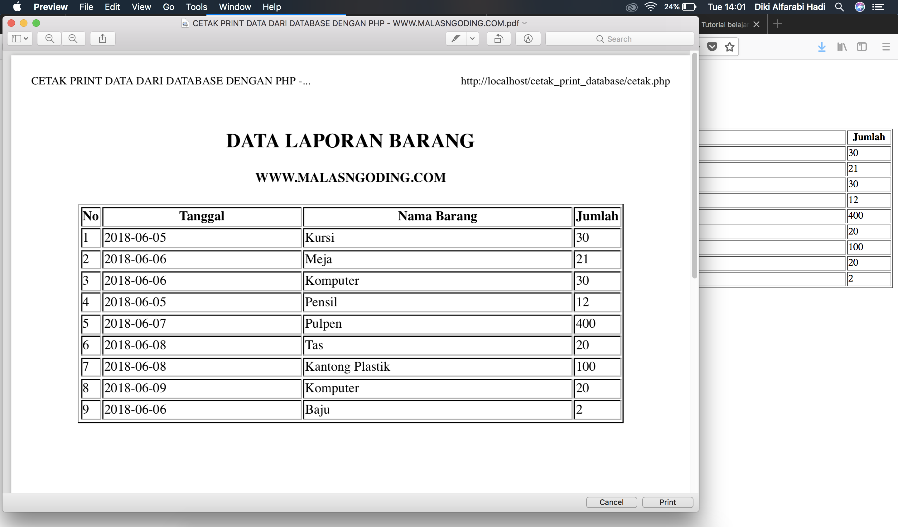 Detail Contoh Database Penjualan Baju Nomer 22