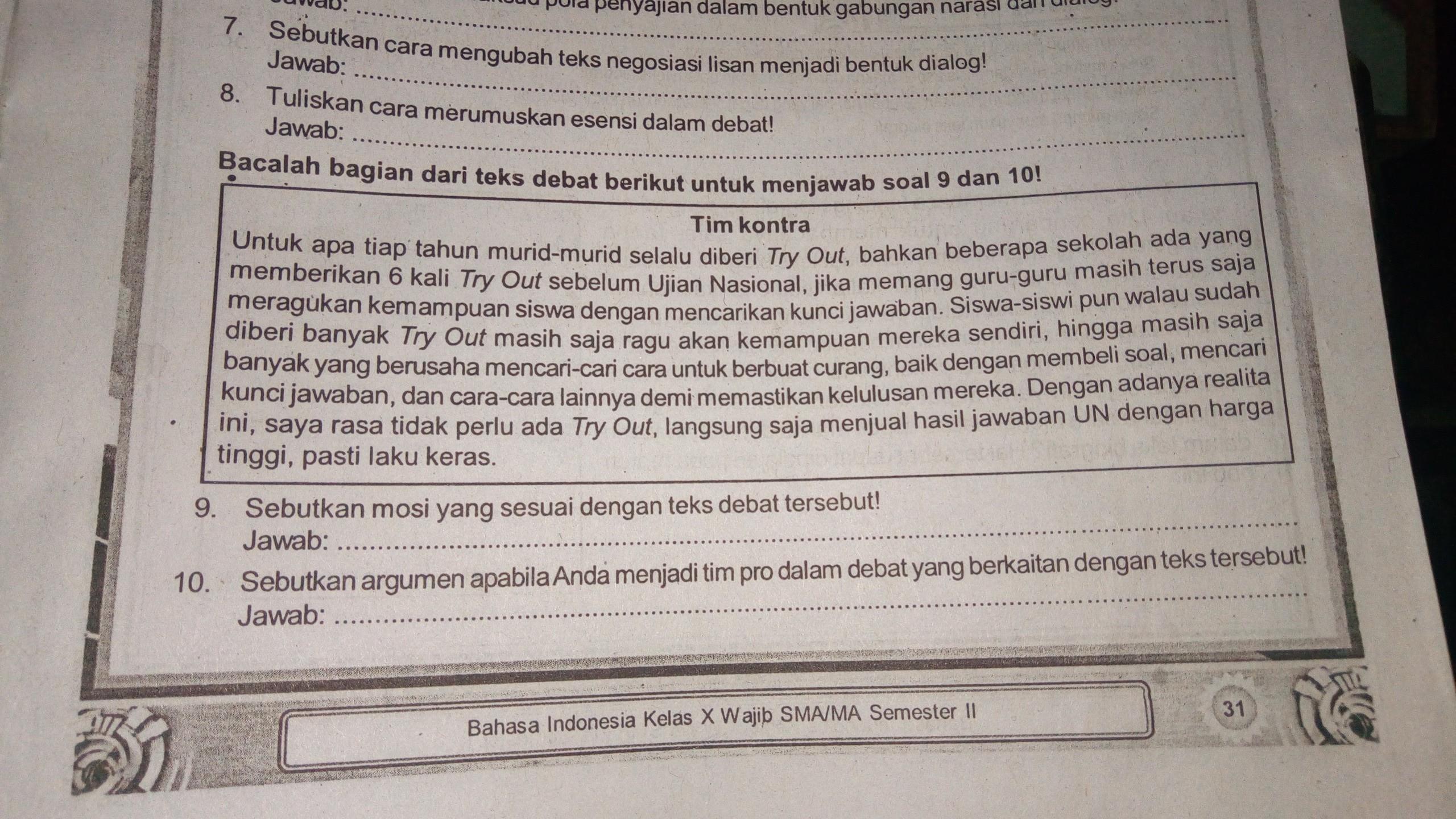 Detail Contoh Debat Singkat Nomer 26