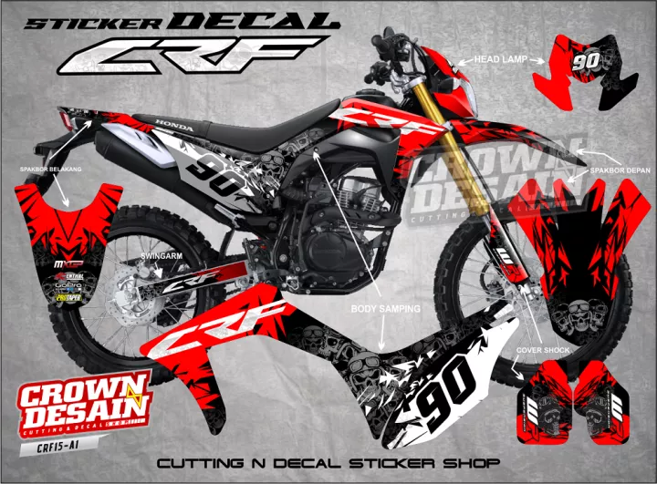 Detail Contoh Decal Crf Nomer 27