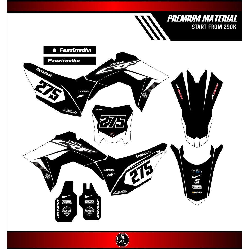 Detail Contoh Decal Crf Nomer 4