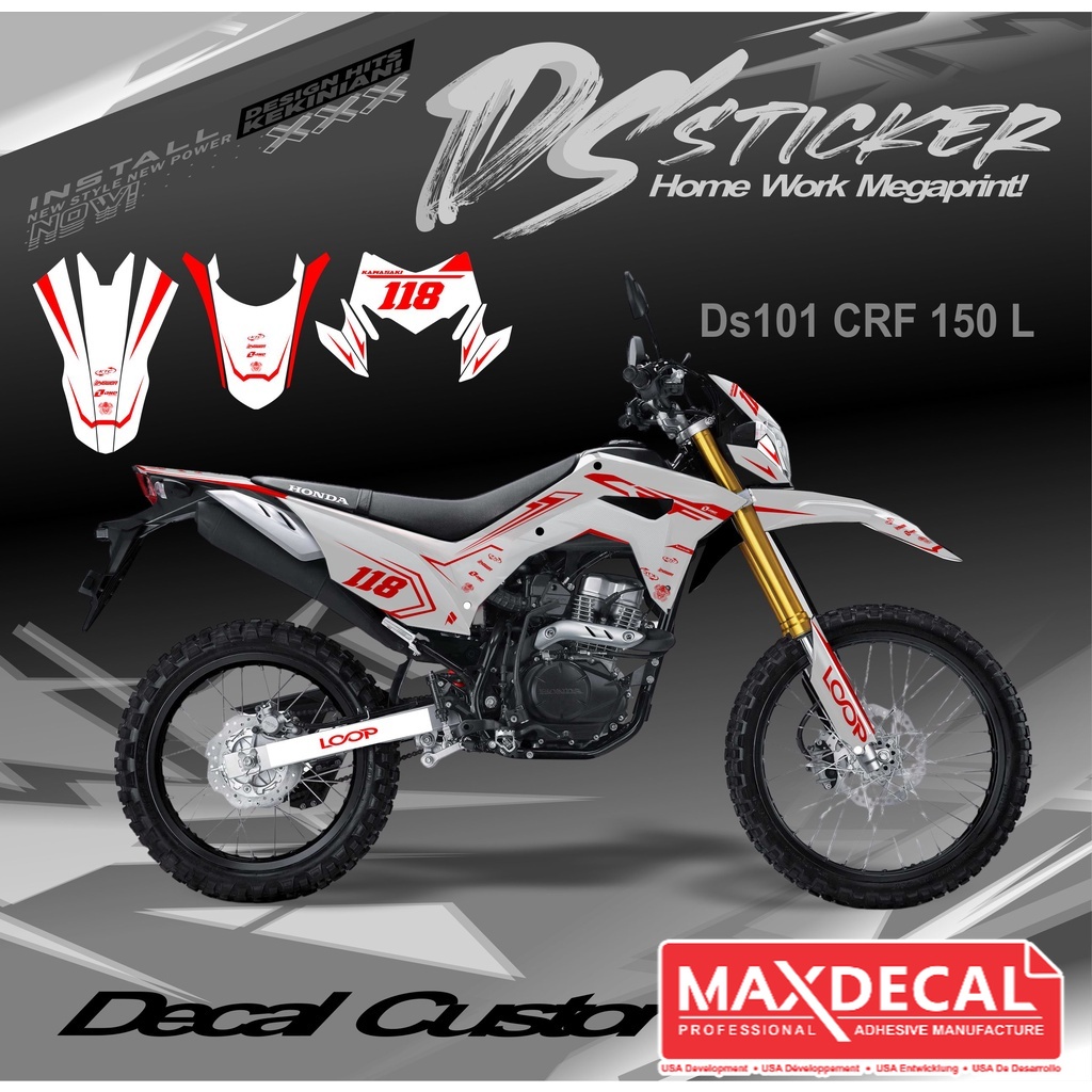 Detail Contoh Decal Crf Nomer 8