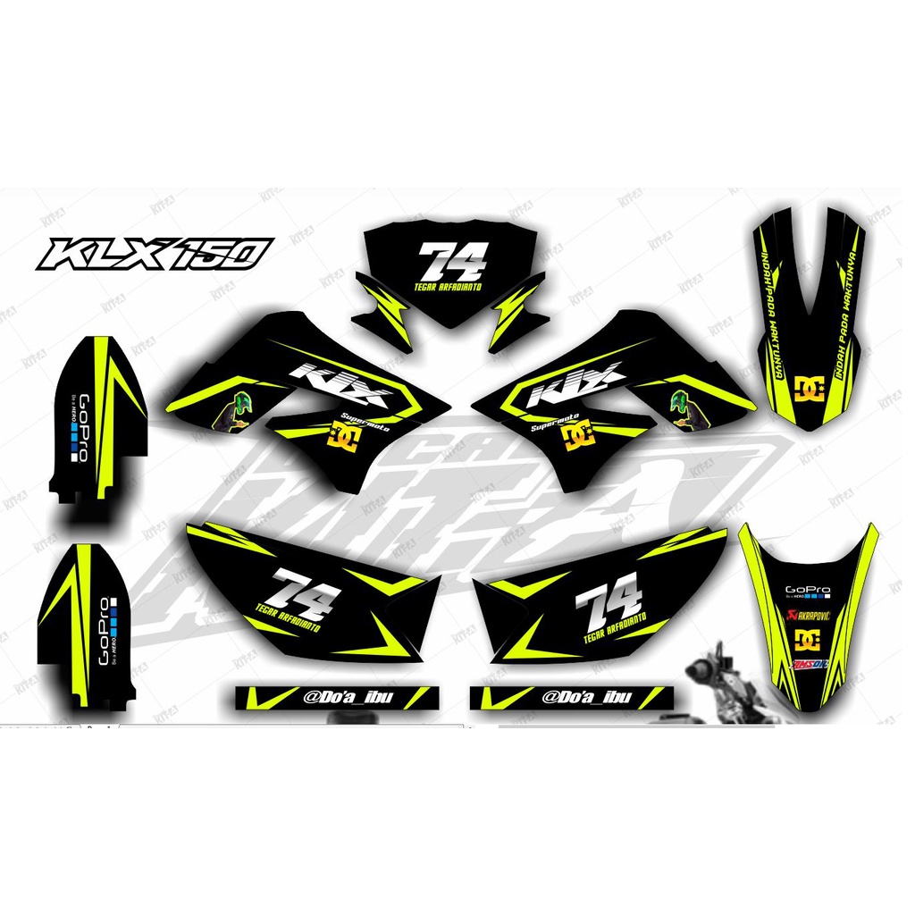 Detail Contoh Decal Klx Nomer 18