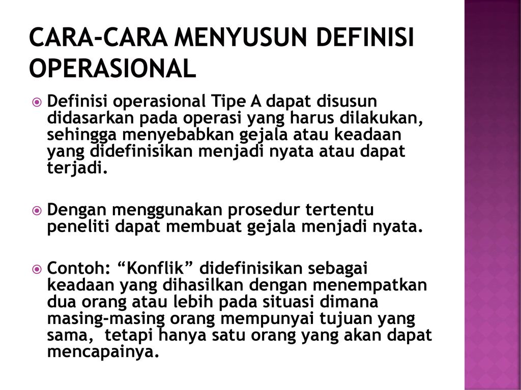 Detail Contoh Definisi Operasional Nomer 22