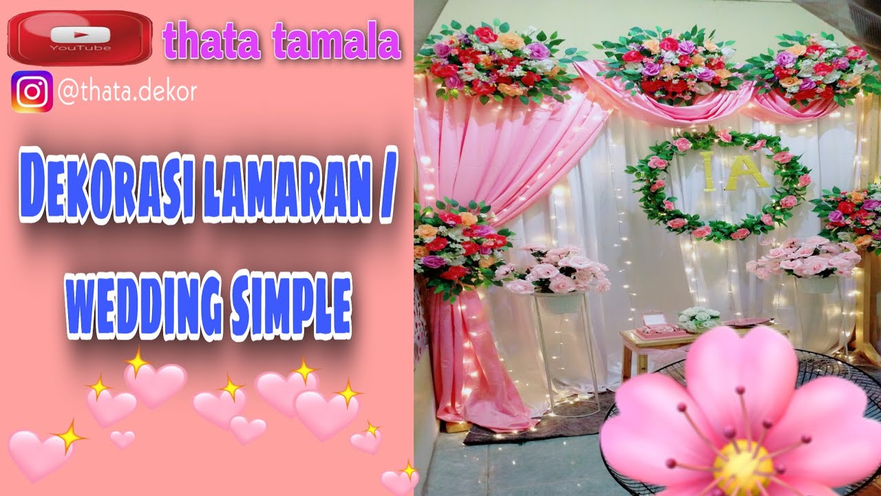 Detail Contoh Dekor Tunangan Simple Nomer 38