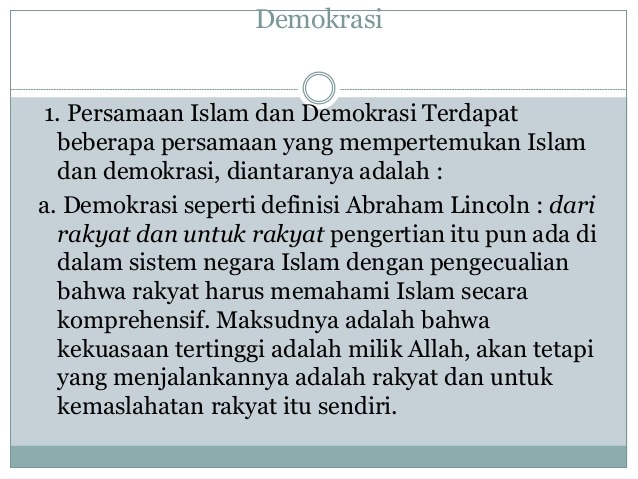 Detail Contoh Demokrasi Dalam Islam Nomer 3