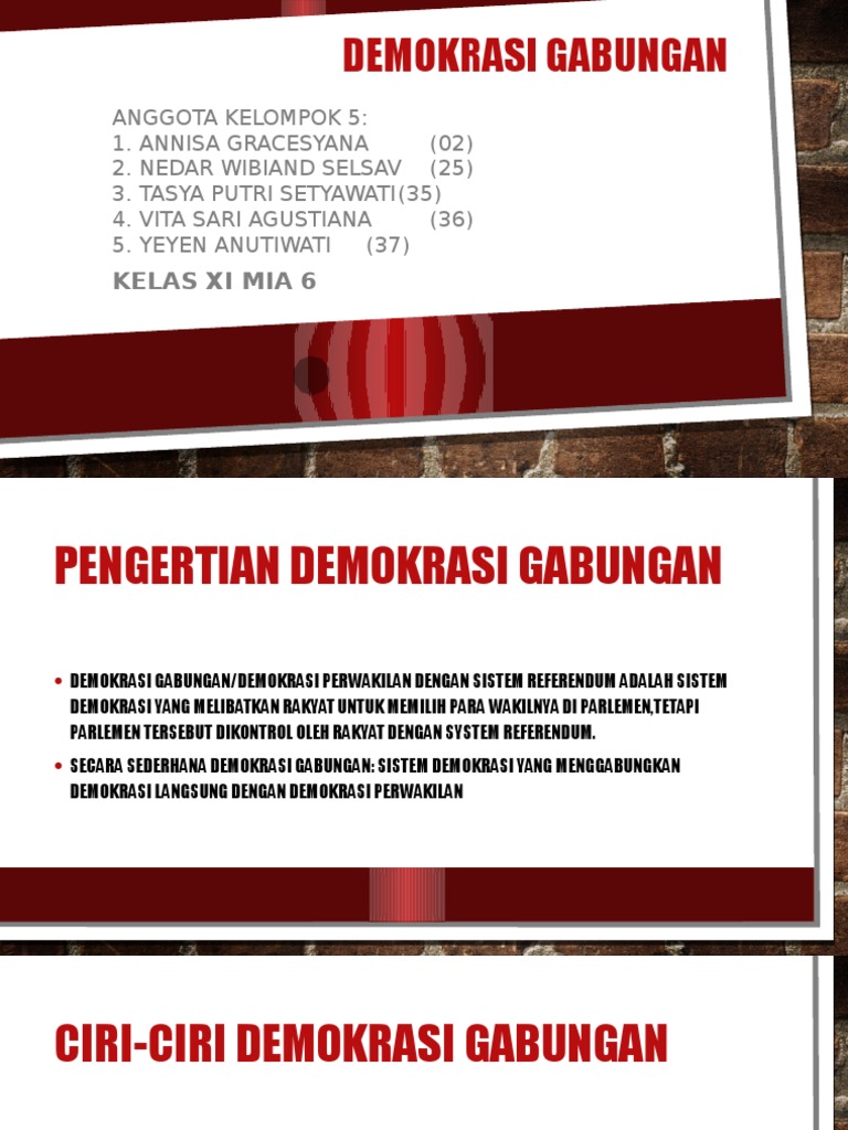 Detail Contoh Demokrasi Gabungan Nomer 3