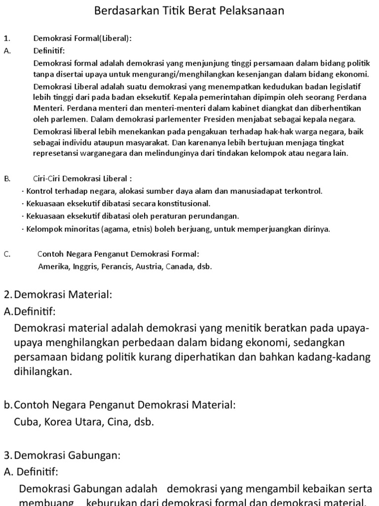 Detail Contoh Demokrasi Material Nomer 23