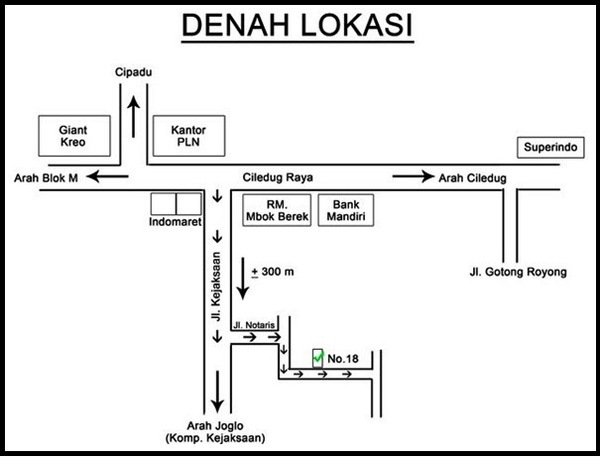 Detail Contoh Denah Dari Rumah Ke Sekolah Nomer 11