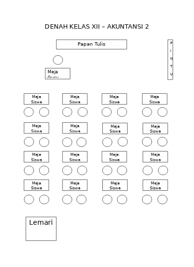 Detail Contoh Denah Kelas Nomer 3