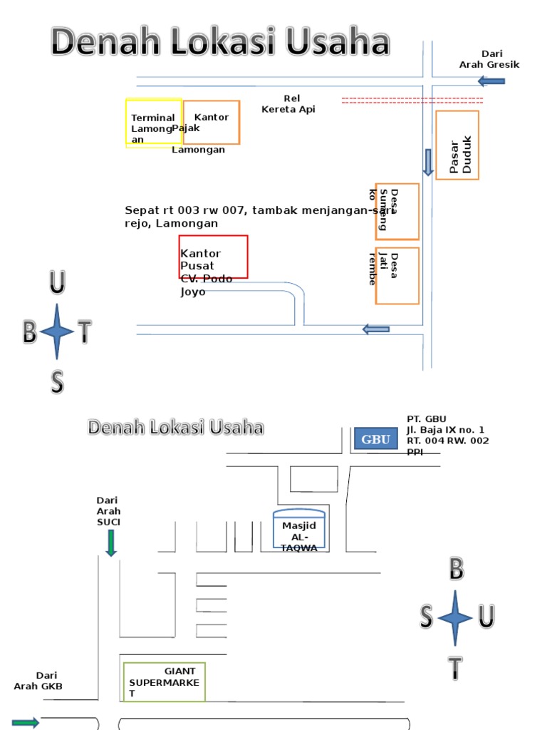 Detail Contoh Denah Lokasi Nomer 35