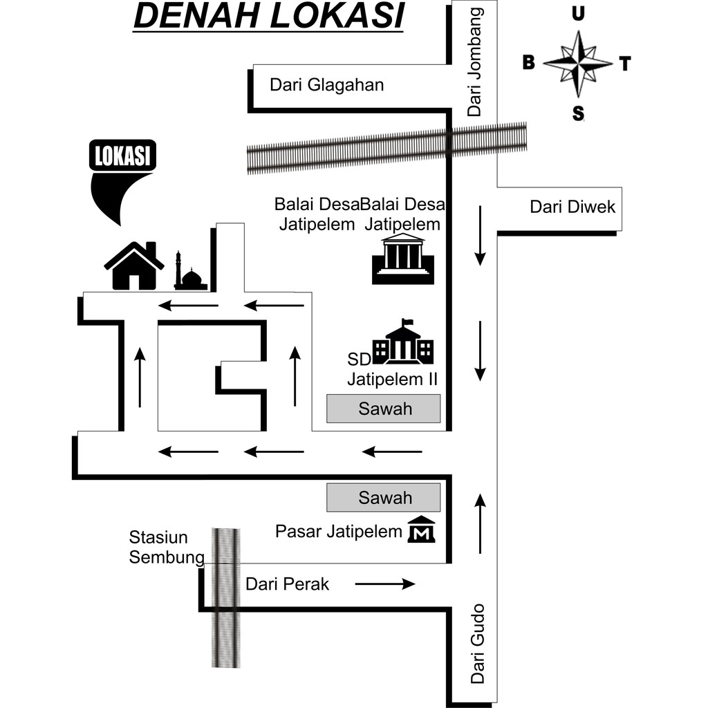 Detail Contoh Denah Lokasi Nomer 8