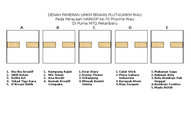 Detail Contoh Denah Pameran Nomer 47