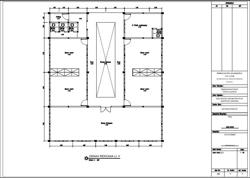 Detail Contoh Denah Pondok Pesantren Nomer 32