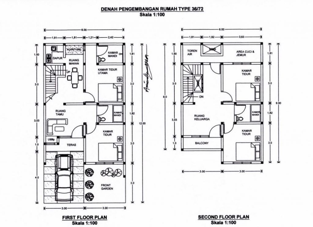 Detail Contoh Denah Rumah Ke Sekolah Nomer 46