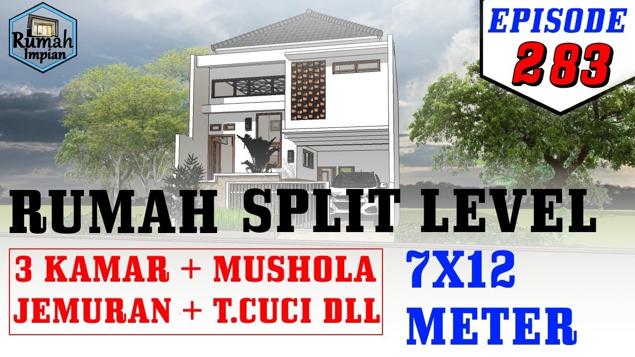 Detail Contoh Denah Rumah Split Level Nomer 35