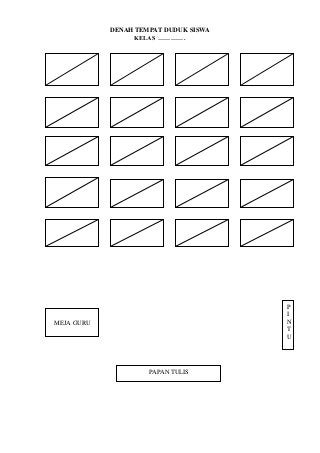 Detail Contoh Denah Tempat Duduk Nomer 12