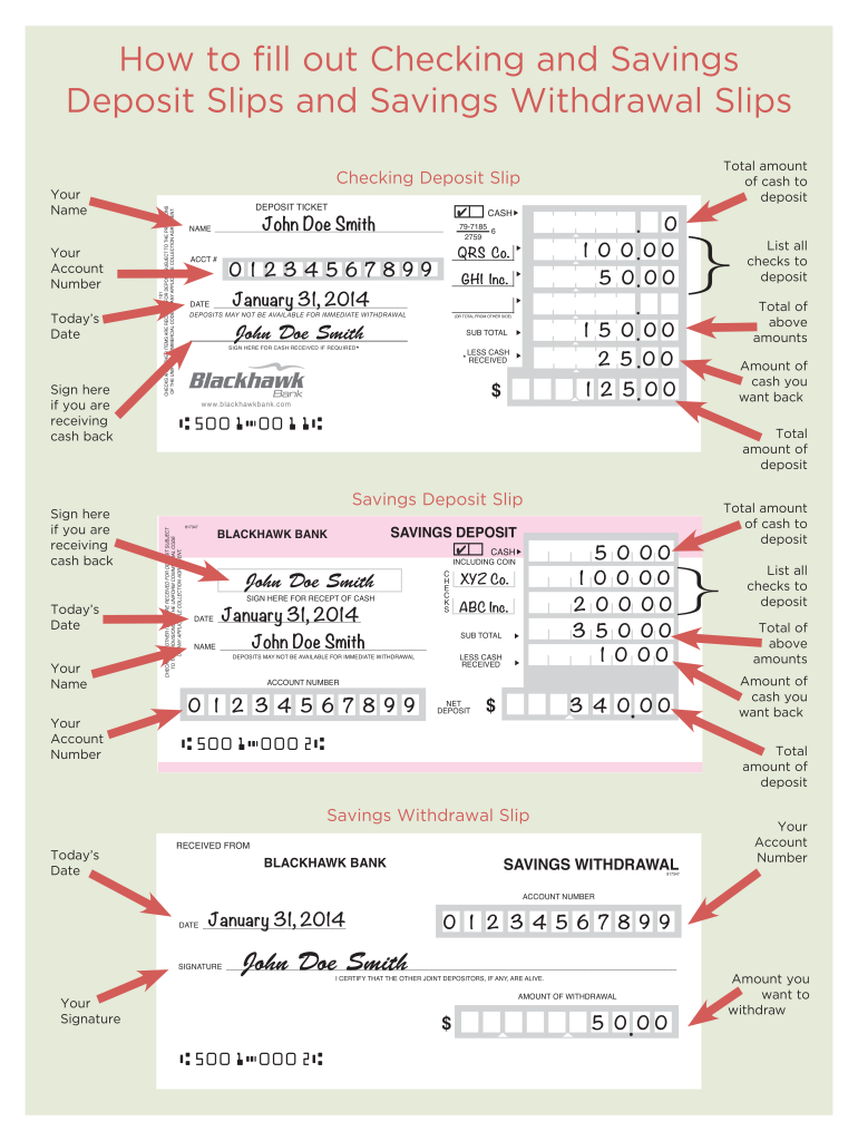 Detail Contoh Deposit Slip Nomer 44