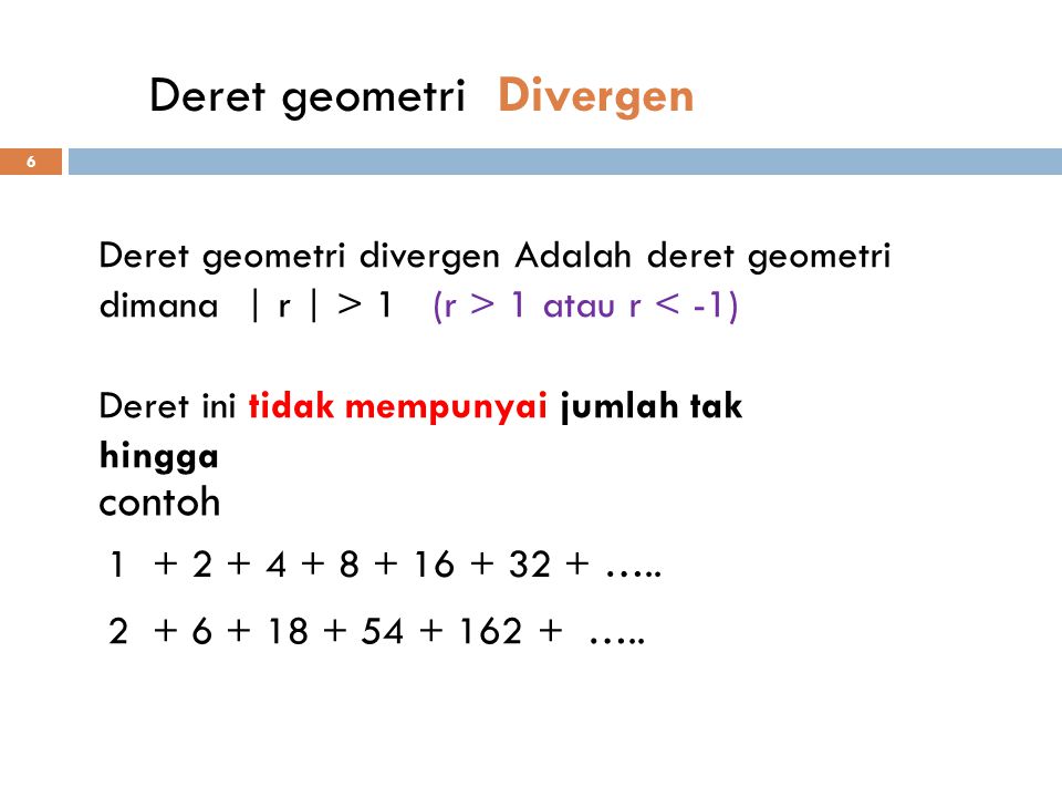 Detail Contoh Deret Geometri Nomer 53