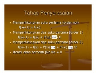 Detail Contoh Deret Taylor Nomer 51