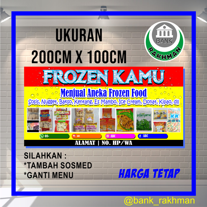 Detail Contoh Desain Banner Frozen Food Nomer 5