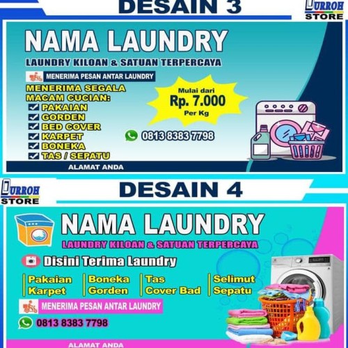 Detail Contoh Desain Banner Laundry Nomer 52