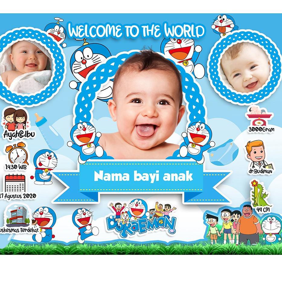 Detail Contoh Desain Banner Nama Bayi Nomer 52