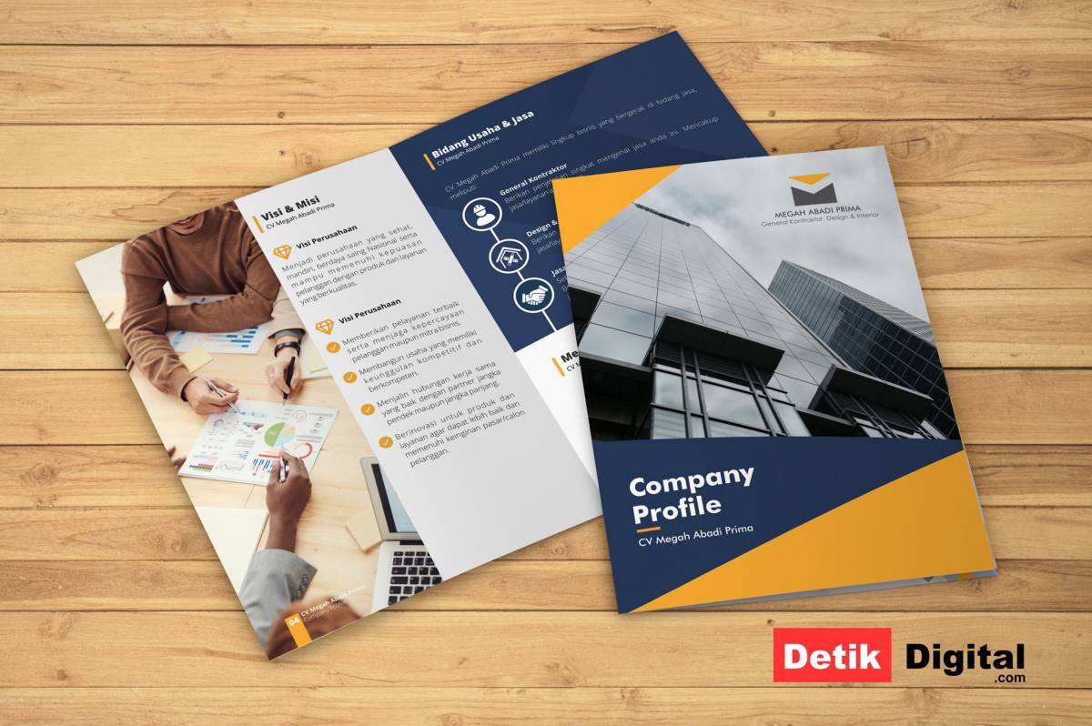 Detail Contoh Desain Company Profile Nomer 20