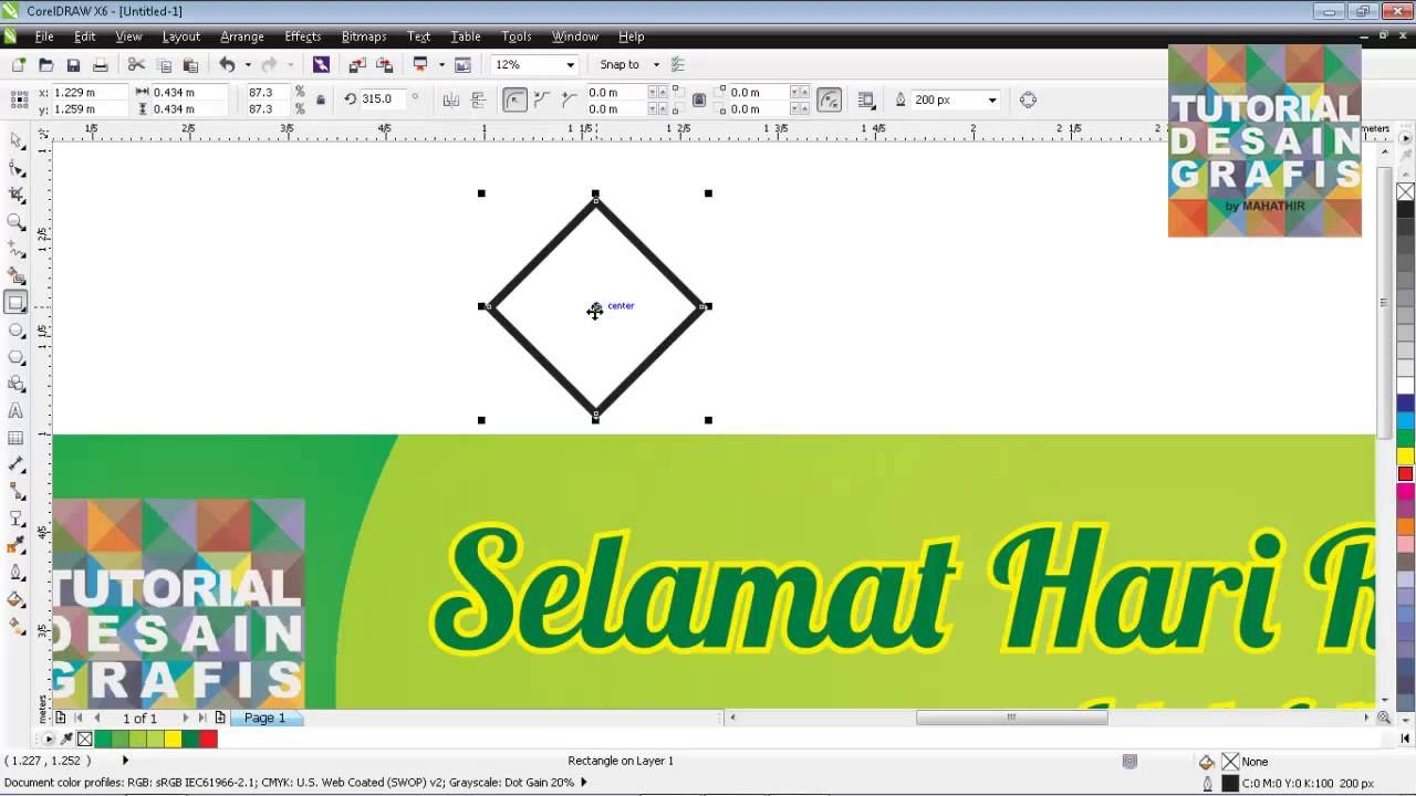 Detail Contoh Desain Corel Draw Nomer 25