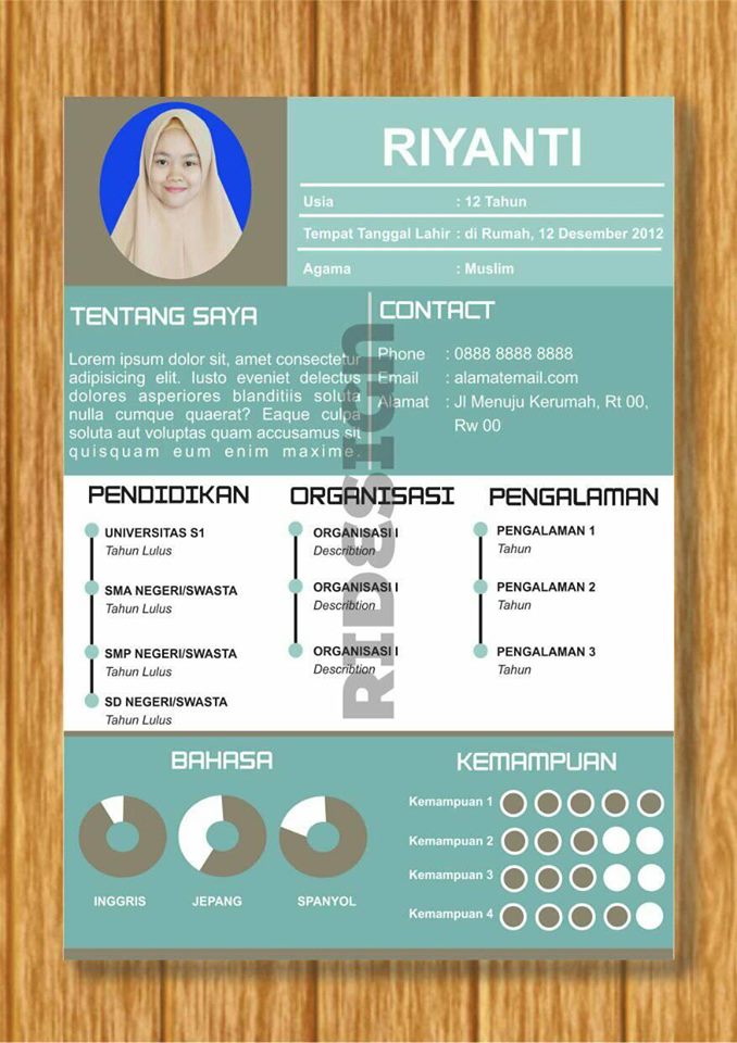 Detail Contoh Desain Cv Nomer 40