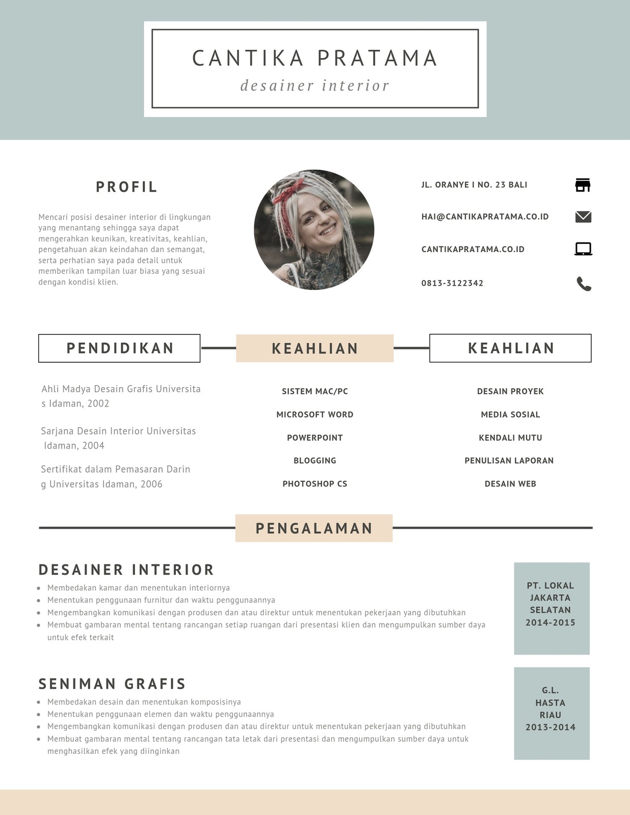 Detail Contoh Desain Cv Nomer 47