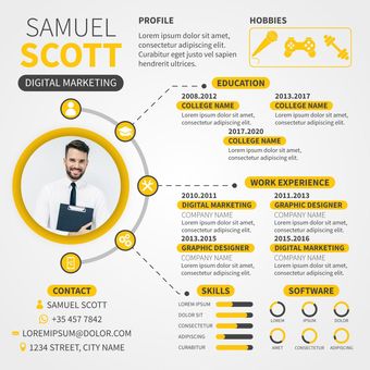 Detail Contoh Desain Cv Lamaran Kerja Nomer 44