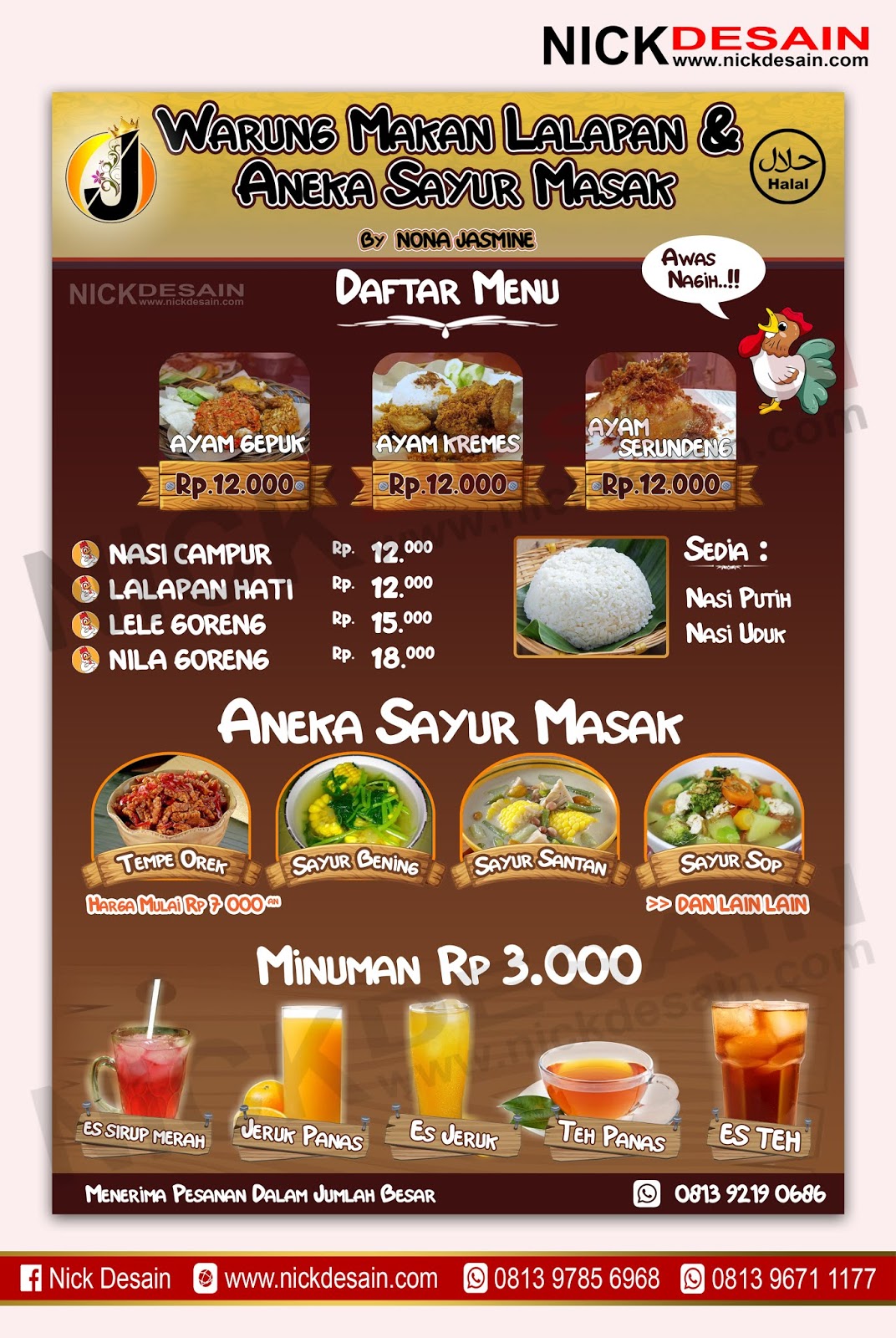 Detail Contoh Desain Daftar Menu Makanan Nomer 12