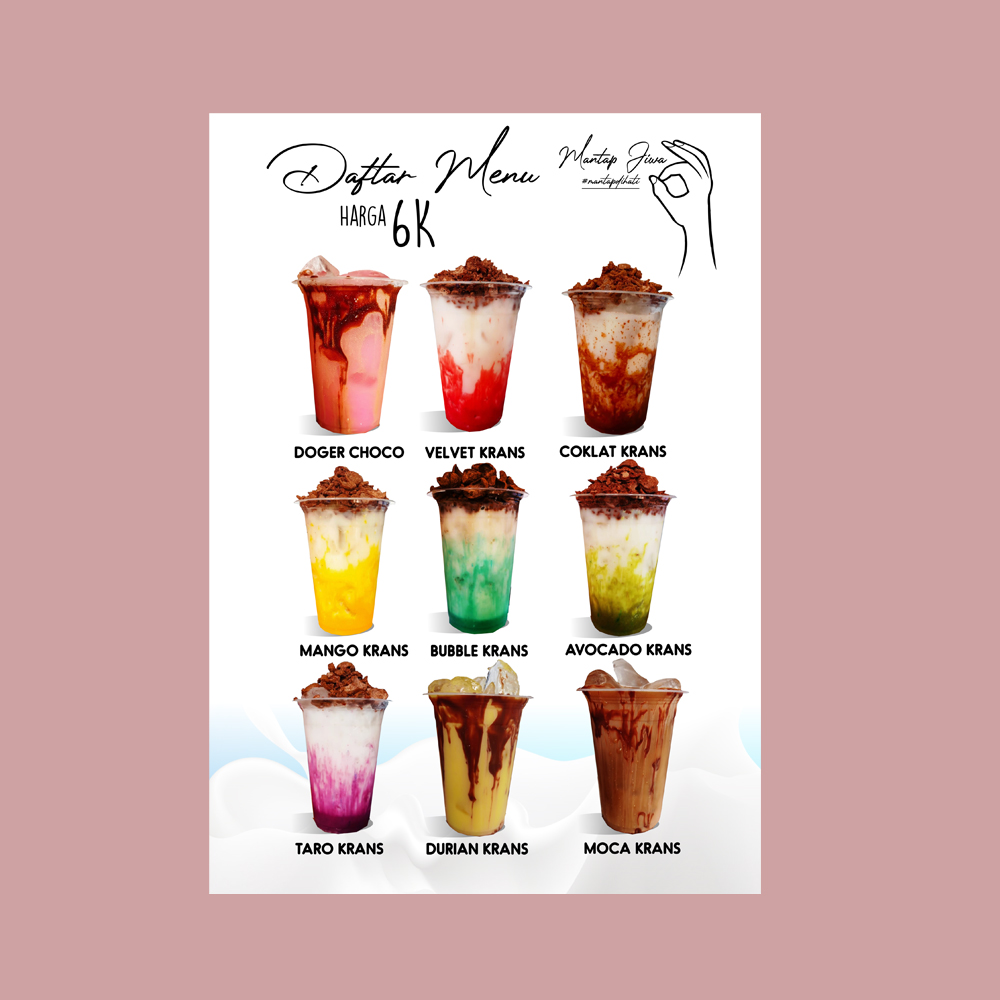 Detail Contoh Desain Daftar Menu Minuman Nomer 19