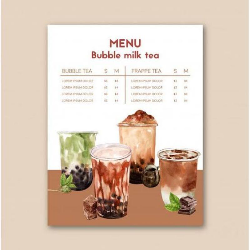 Detail Contoh Desain Daftar Menu Minuman Nomer 20