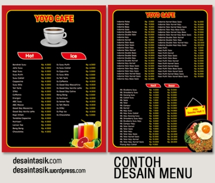 Detail Contoh Desain Daftar Menu Minuman Nomer 40