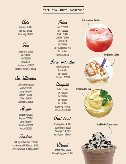 Detail Contoh Desain Daftar Menu Minuman Nomer 56