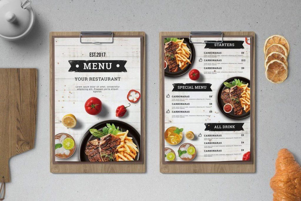 Detail Contoh Desain Daftar Menu Unik Nomer 29