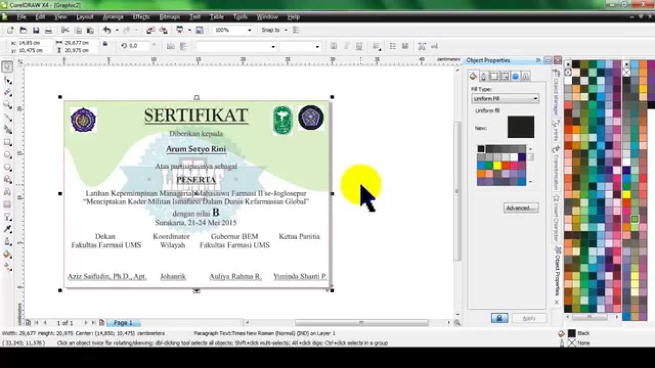 Detail Contoh Desain Grafis Corel Draw Nomer 11