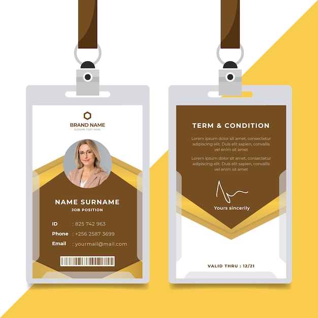 Detail Contoh Desain Id Card Koleksi Nomer 42