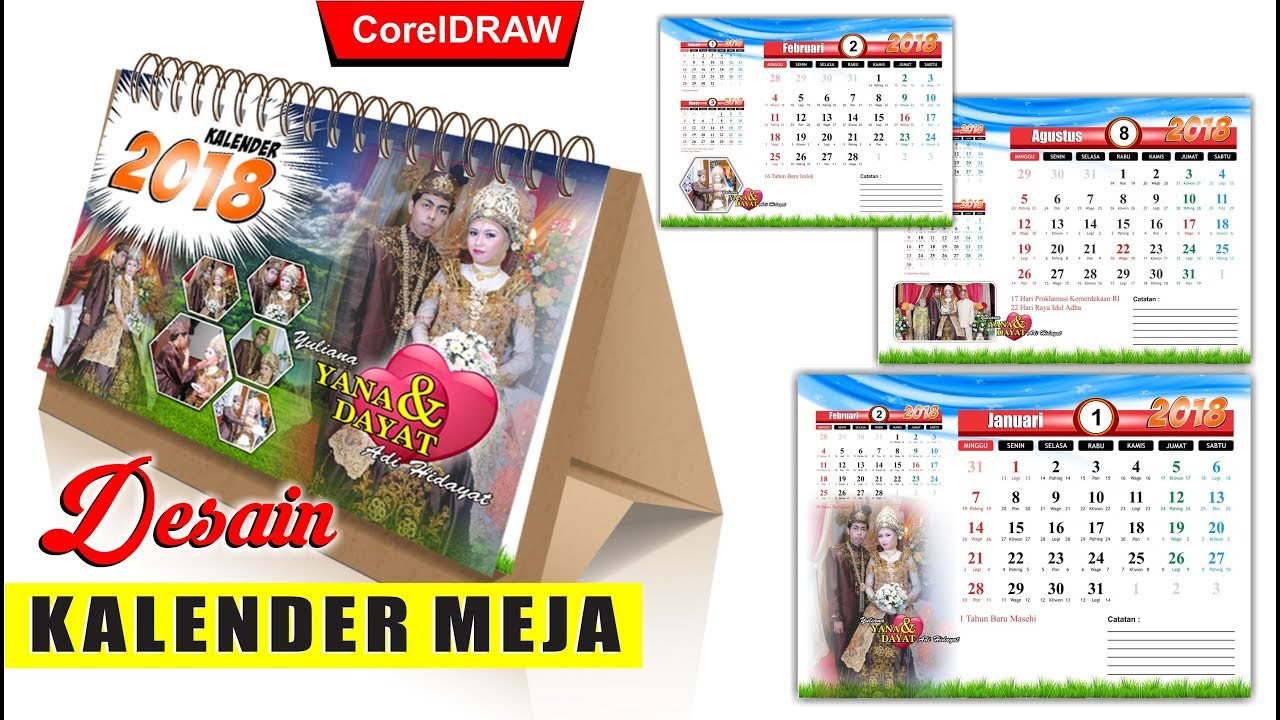 Detail Contoh Desain Kalender 2018 Nomer 32