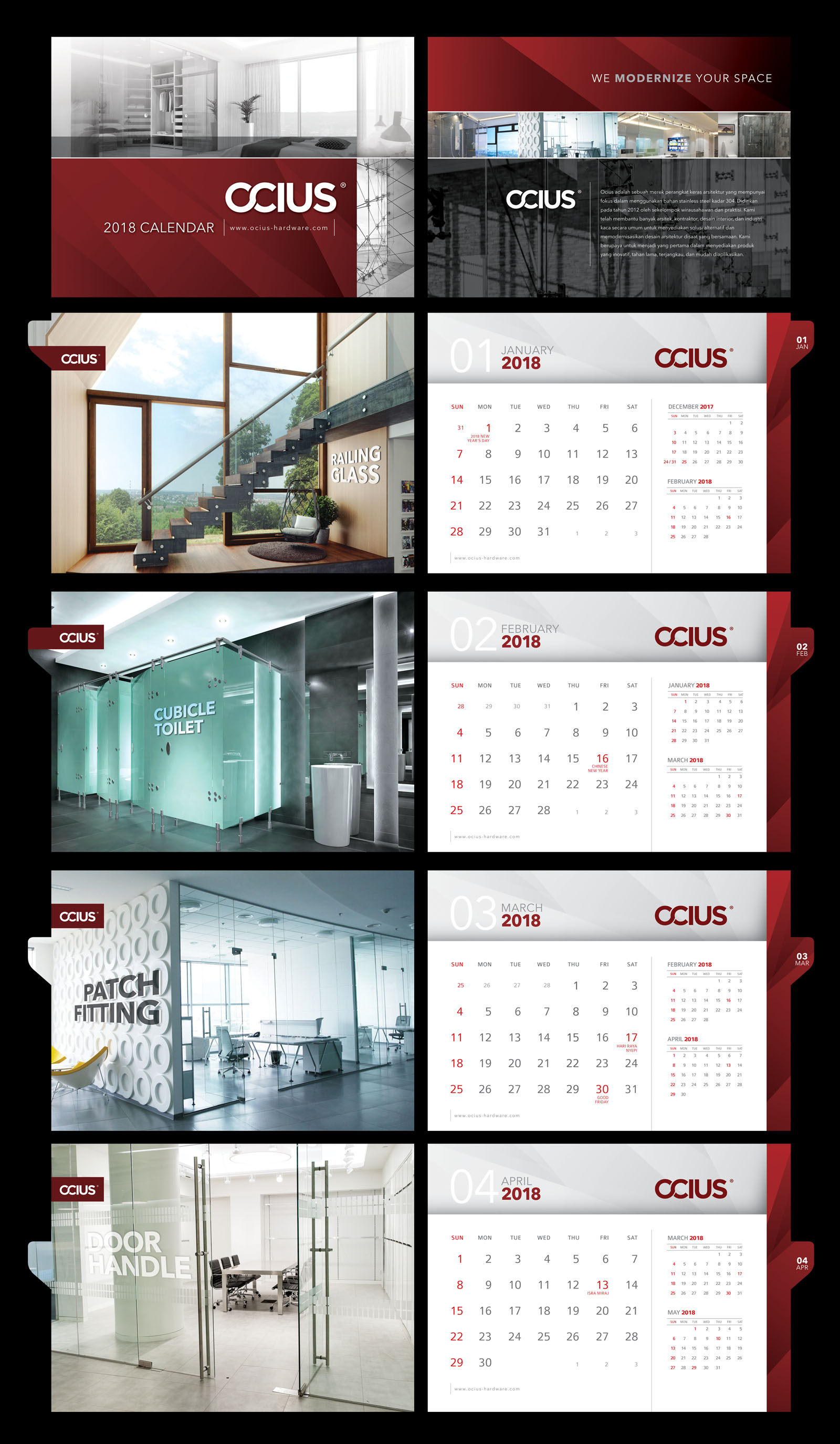 Detail Contoh Desain Kalender 2018 Nomer 41
