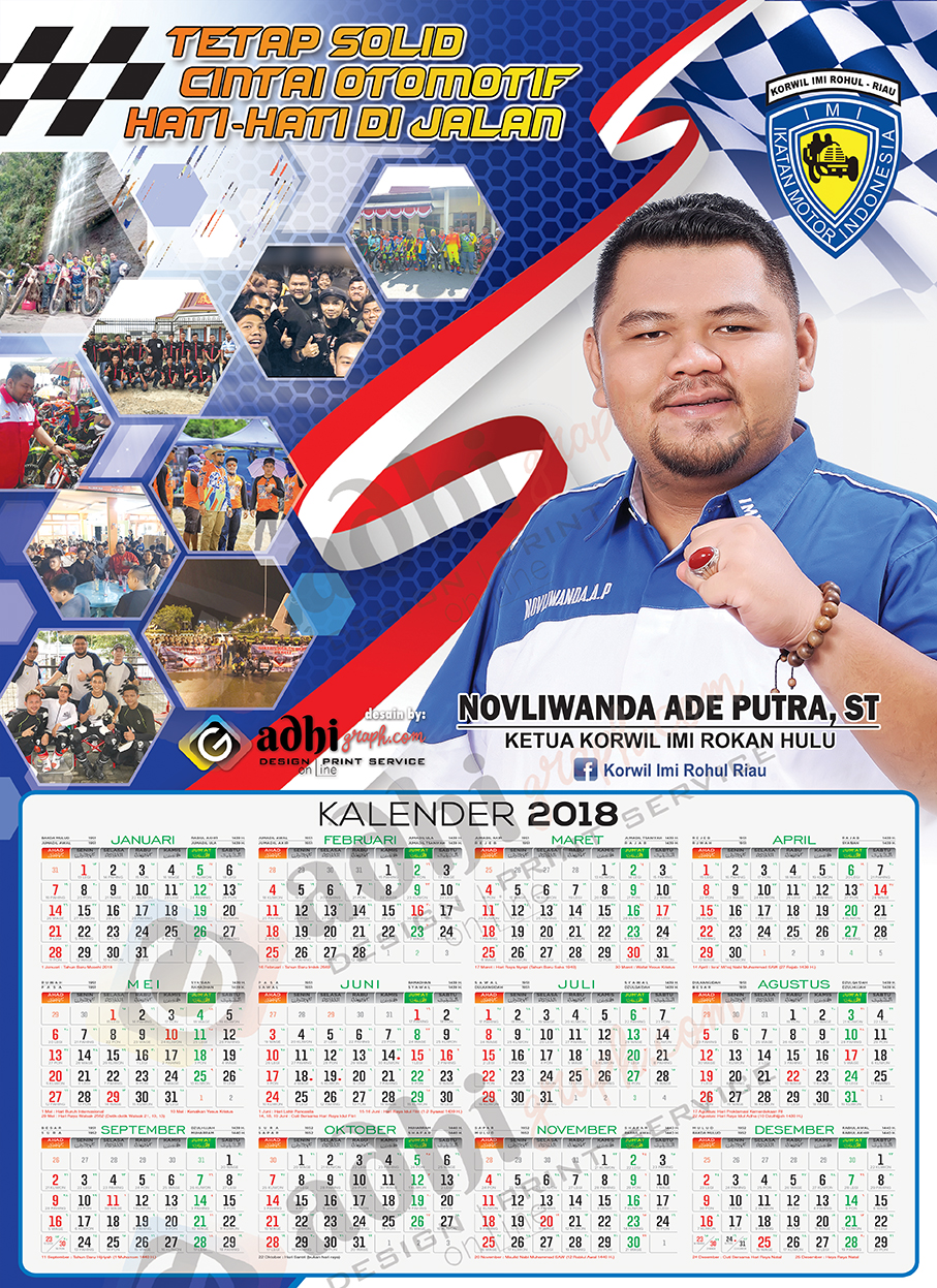 Detail Contoh Desain Kalender 2018 Nomer 45