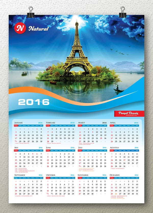 Detail Contoh Desain Kalender Nomer 23