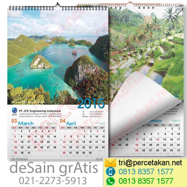 Detail Contoh Desain Kalender Dinding Keren Nomer 56