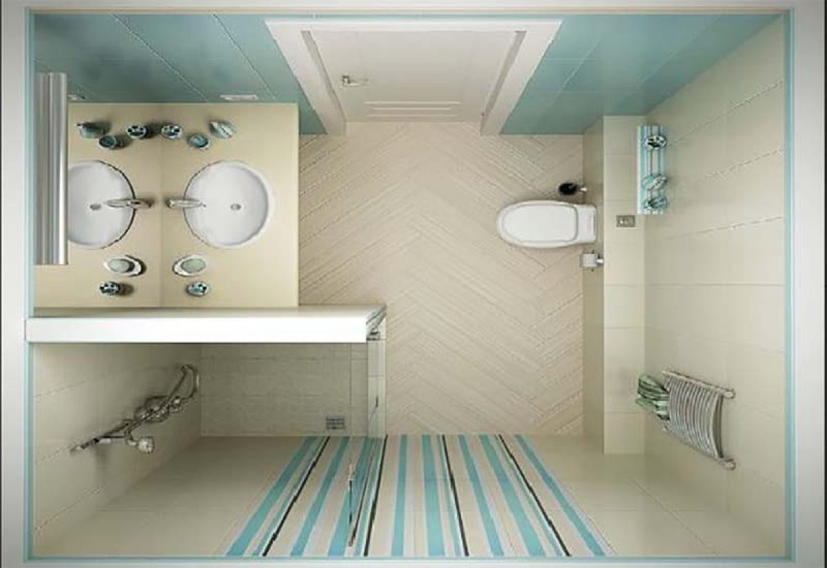 Detail Contoh Desain Kamar Mandi Modern Nomer 51