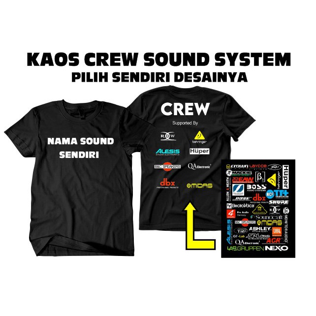 Detail Contoh Desain Kaos Crew Nomer 2