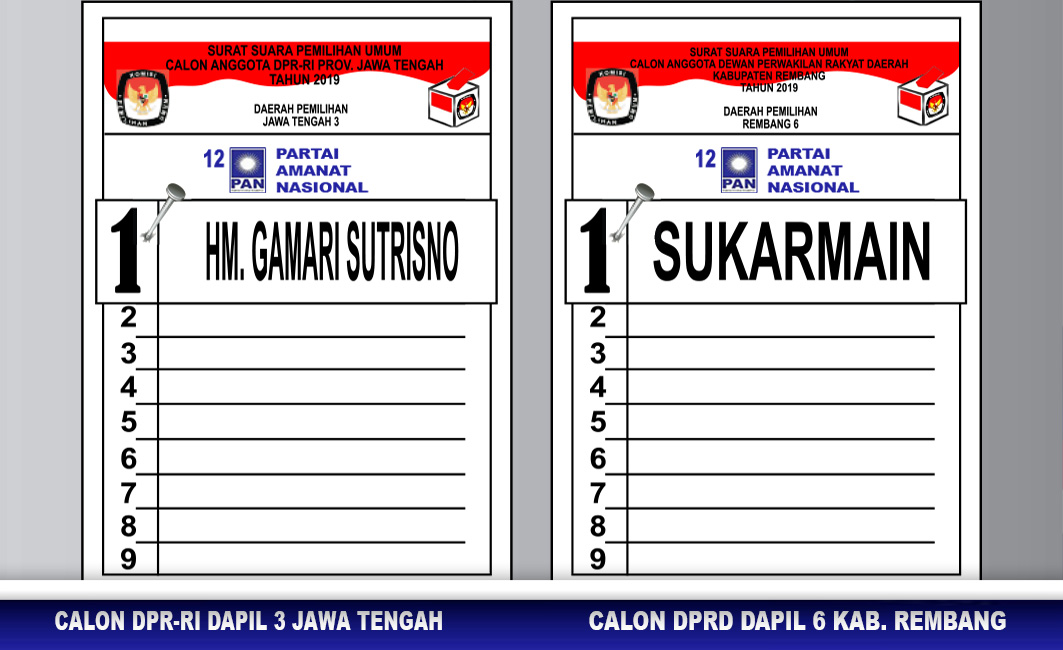 Detail Contoh Desain Kartu Nama Caleg Nomer 29