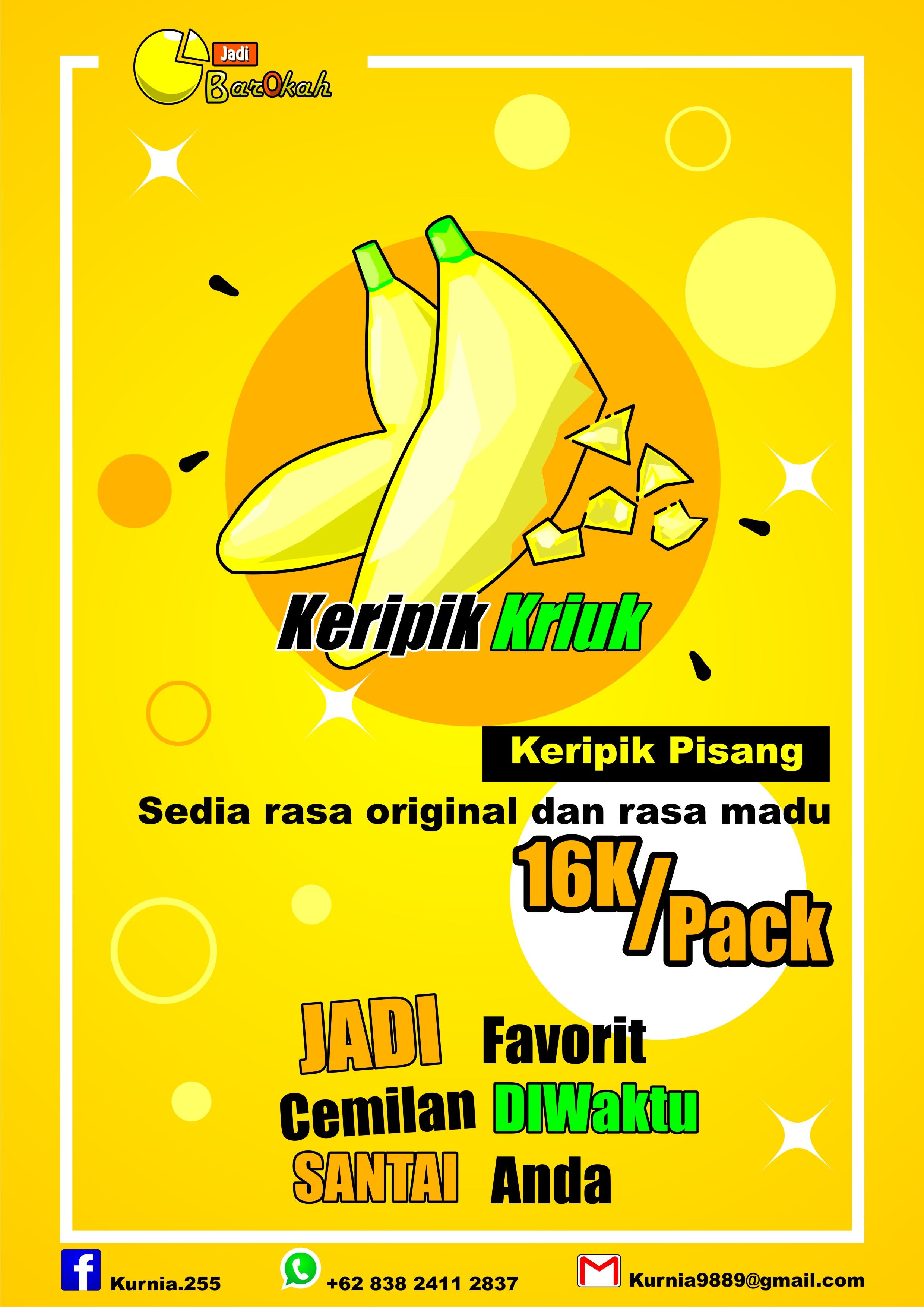 Detail Contoh Desain Label Keripik Pisang Nomer 19