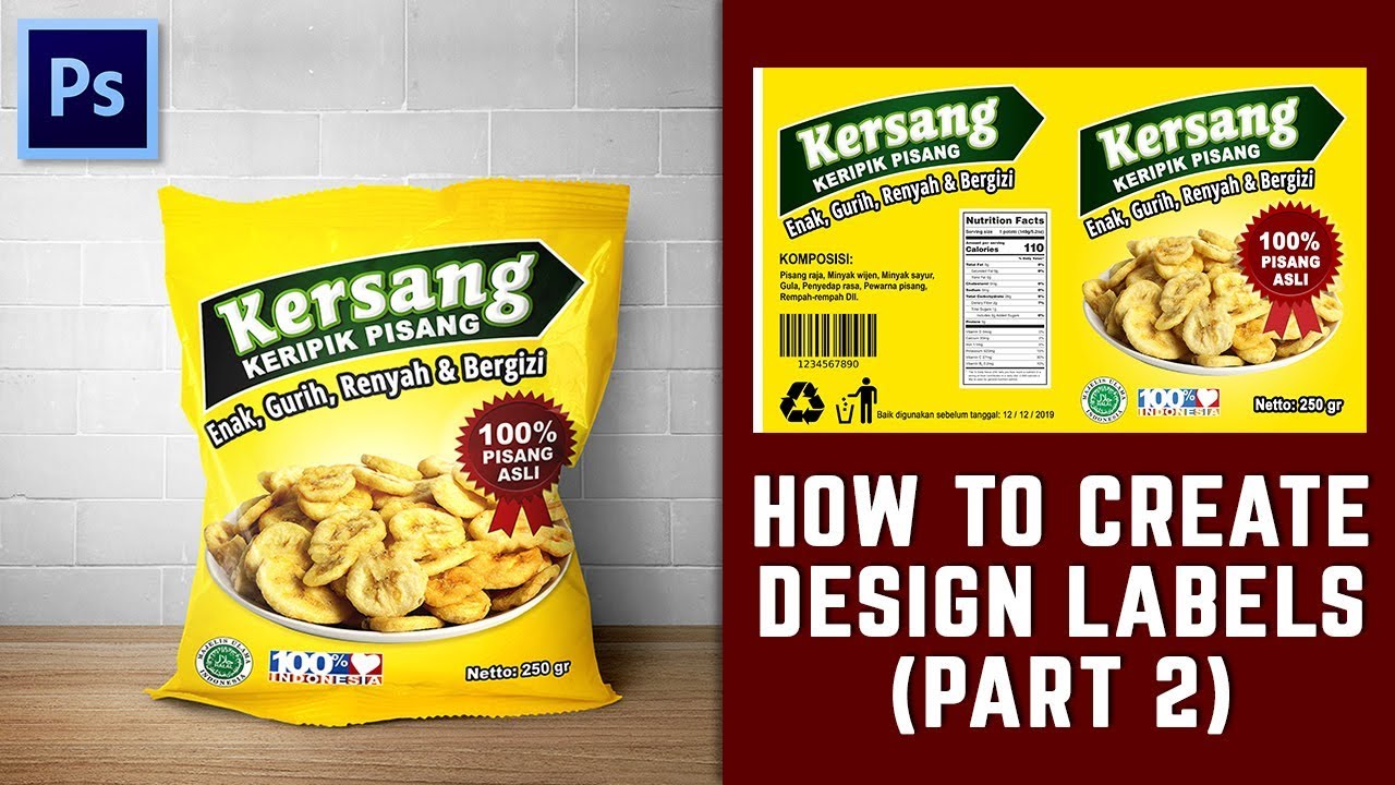 Detail Contoh Desain Label Keripik Pisang Nomer 33